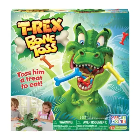 Game Zone T-Rex Bone Toss For 2-4 Players, Ages 3+, Multiplayer, Kids &  Family. image {7}