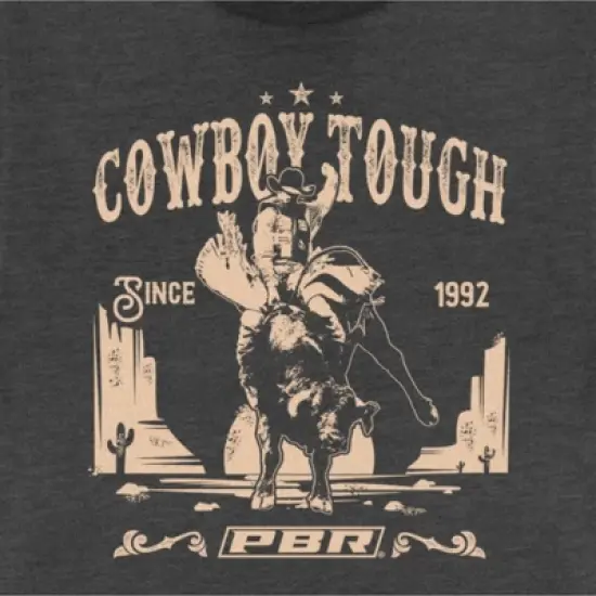 Junior's Professional Bull Riders Cowboy Tough Festival Muscle Tee image {1}