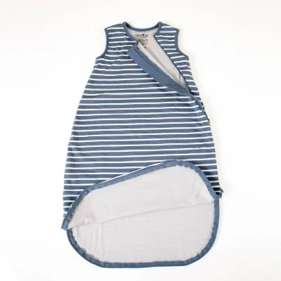 Woolino 4 Season Basic Baby Swaddle Wrap, Merino Wool, Navy Blue, 6-18 Months image {1}
