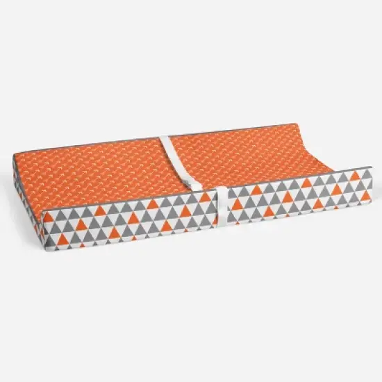Bacati - Playful Fox Quilted Changing Pad Cover image {3}