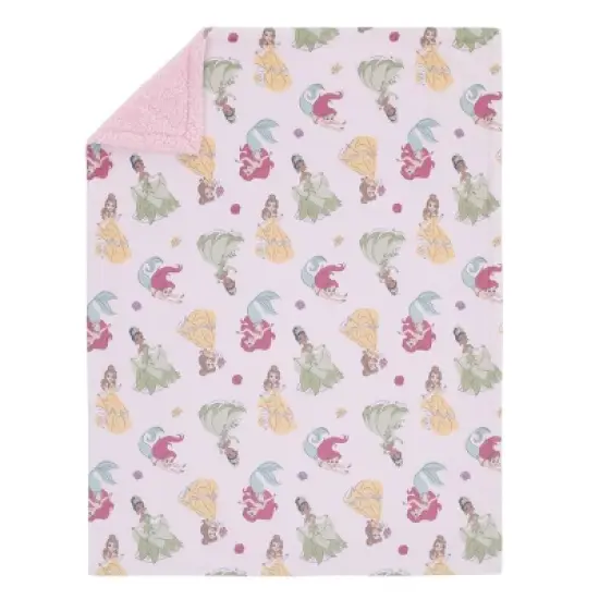 Disney Princess Plush Baby Blanket image {1}