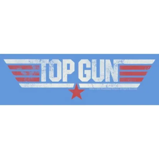 Boy's Top Gun Logo Distressed Performance Tee image {1}