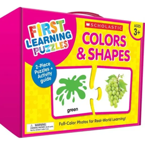Scholastic First Learning Puzzles: Colors & Shapes image {1}