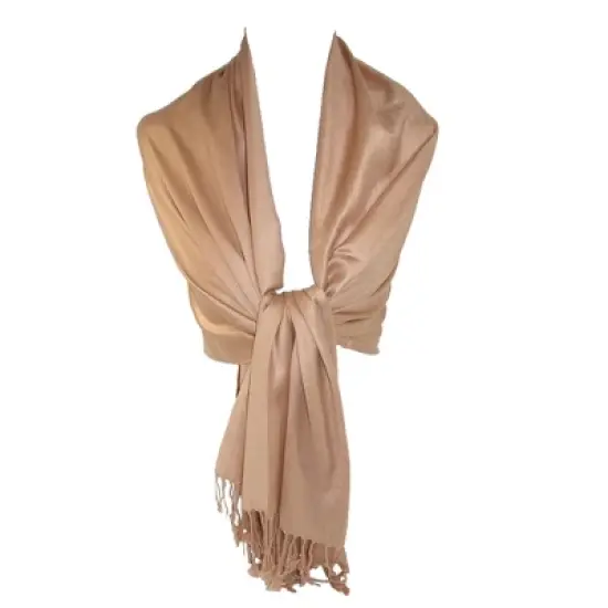 CTM Women's Classic Pashmina Wrap Scarf Shawl (Pack of 2) image {4}