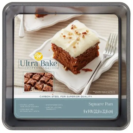 Wilton Ultra Bake Professional 9" Nonstick Square Cake Pan image {5}