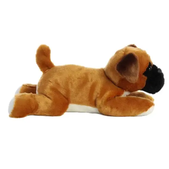 Aurora Flopsie 12" Chad Boxer Brown Stuffed Animal image {2}
