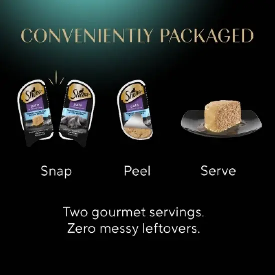 Sheba Perfect Portions White Fish and Tuna Flavored Pate Wet Cat Food - 2.64oz image {3}