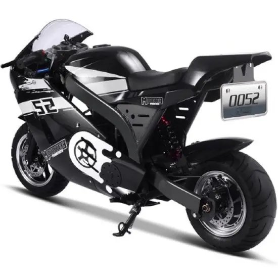 MotoTec 1000w 48v Electric Superbike Black image {1}