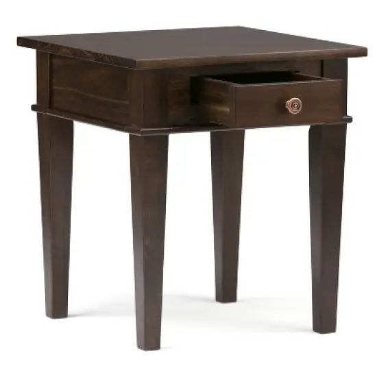 18" Sterling Solid Wood Contemporary End Table - Wyndenhall image {2}