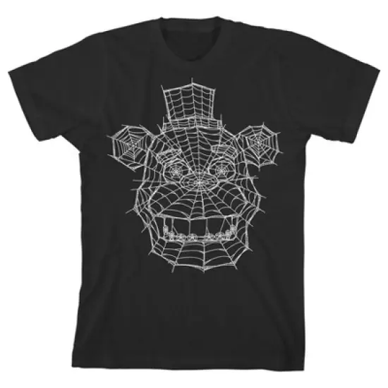 Five Nights at Freddy's Spider Web Freddy Boy's Black T-shirt image {7}