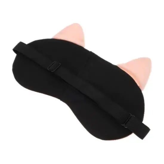 Soft Shy Pig Eyes Sleep Mask Pink 1 Pc image {4}