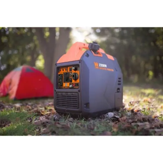 WEN 56235i Quiet Ultra Light 2350W Portable Inverter Generator with Fuel Shut Off image {5}