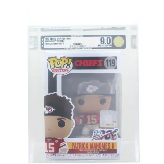 Funko Kansas City Chiefs NFL Funko POP Vinyl Figure | Patrick Mahomes II | Rated AFA 9.0 image {3}