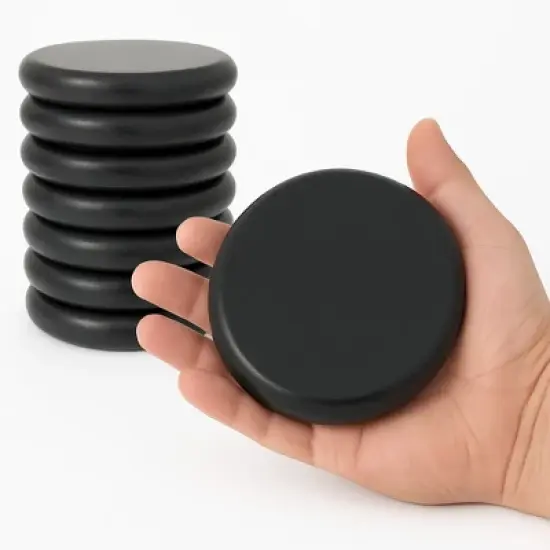 Royal Massage 8pc X-Large Basalt Hot Stone Set C - Essential Massage Stones/Hot Rocks Set for Professional or Home Spa image {2}