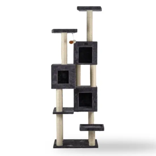 Armarkat Real Wood Griant Cat Tower with Condos for Multiple Cats  A8104 image {1}