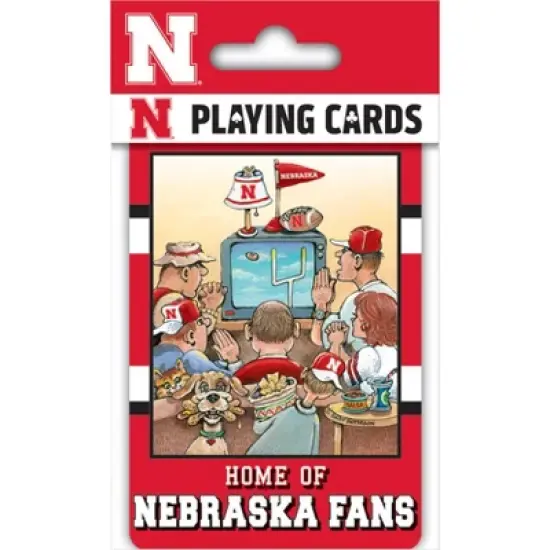 MasterPieces Officially Licensed NCAA Nebraska Cornhuskers Fan Deck Playing Cards - 54 Card Deck image {4}