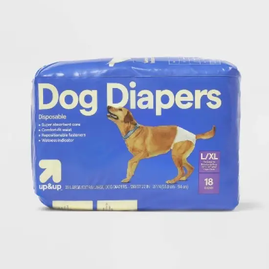 Dog Diapers - 18ct - up&up&trade; image {7}