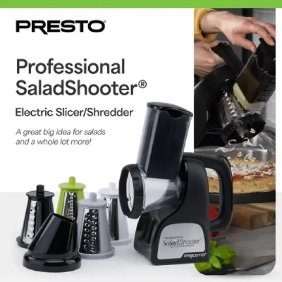 Presto Professional SaladShooter Electric Slicer, Shredder and Vegetable Grater image {1}