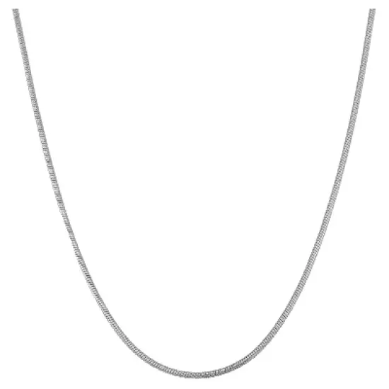 Tiara Sterling Silver 16" - 22" Adjustable Thick Snake Chain image {3}