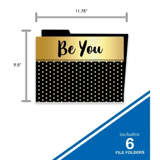 Carson Dellosa Education 10 Pocket File Folder Storage Solution Pocket Chart (1 pocket chart, 6 file folders) image {2}