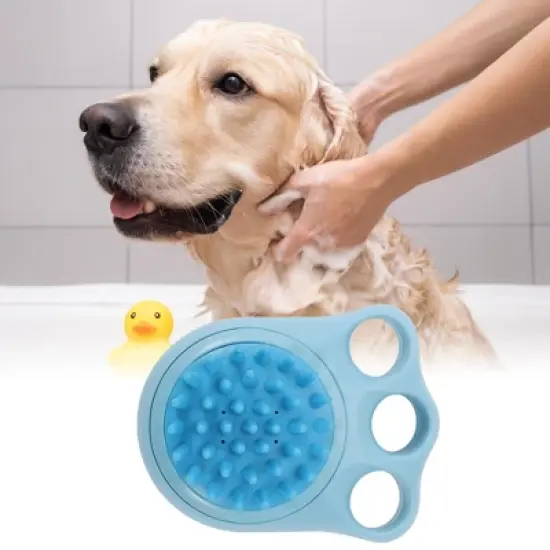 Unique Bargains Pet Grooming Bath 4.25"x3.35"x1.78" 1 Pc image {1}