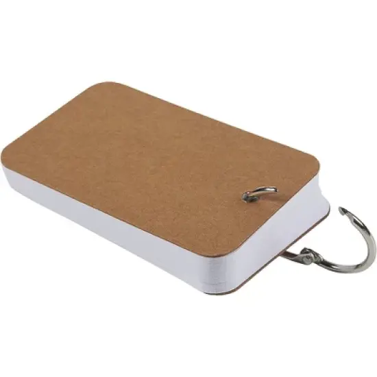 Infinite Curiosity 8 Pack Blank Flash Cards with Rings for Studying with 50 Sheets Each, 250gsm Index Notecards, 2.2 x 3.5 In image {4}