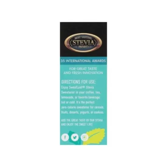SweetLeaf Stevia Sweetener - 1 oz image {3}