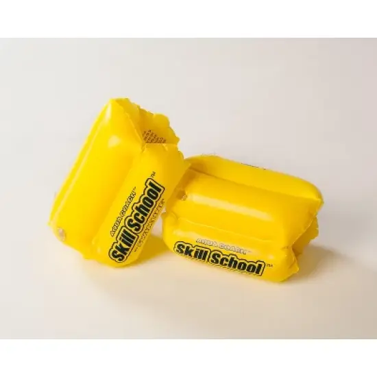Swimline 2pc Inflatable Children's Swimming Pool Arm Bands - Yellow - 8.5" image {2}