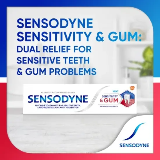 Sensodyne Sensitivity Gum and Enamel Mint Toothpaste - 2.3oz image {6}