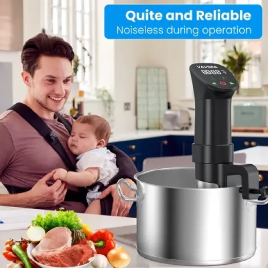 VAVSEA Sous Vide Machines with Digital Touch Screen and Accurate Temperature Time Control image {3}