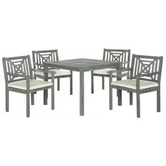 Del Mar 5 Pc Dining Set - Outdoor - PAT6722 - Safavieh image {4}
