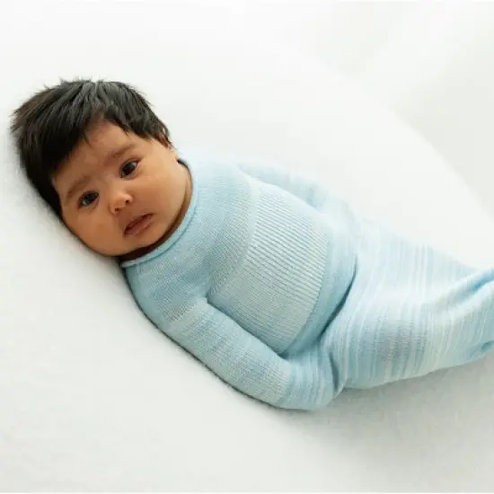 Swaddelini Blue Swaddle Sleep Sack image {6}