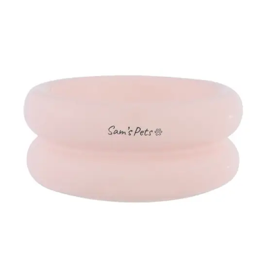 Sam's Pets Tall Tulip Pet Bowl In Glossy Pink image {1}