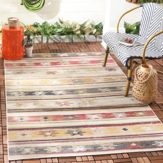 Montage MTG238 Power Loomed Indoor/Outdoor Area Rug  - Safavieh image {2}