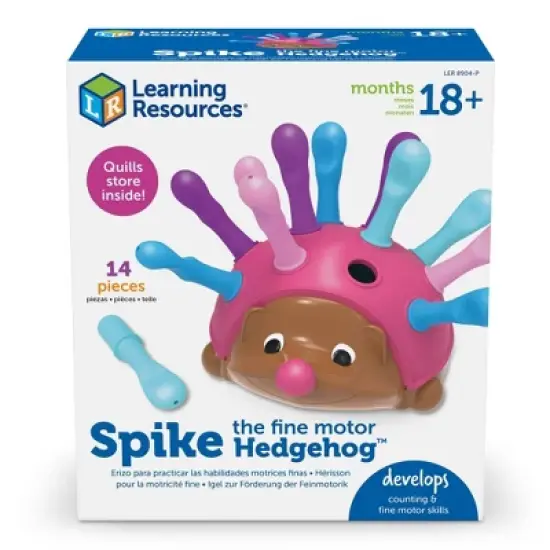 Learning Resources Spike The Fine Motor Hedgehog Pink image {3}