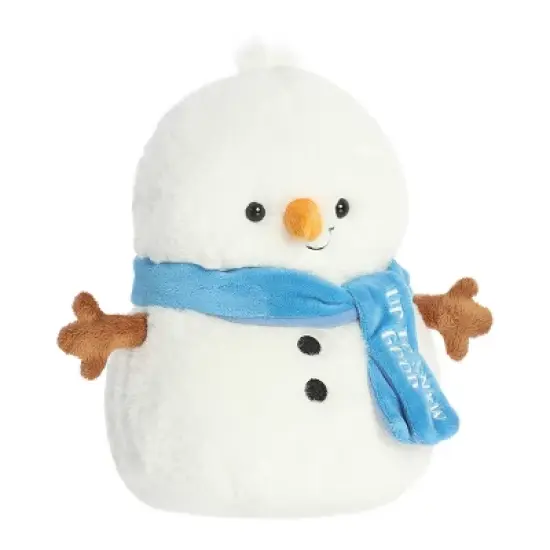 Aurora Medium White JUST SAYIN' 8" Up To Snow Good Witty Stuffed Animal image {1}