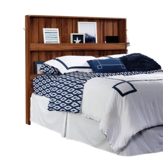 Queen Vista Key Headboard Blaze Acacia - Sauder image {7}