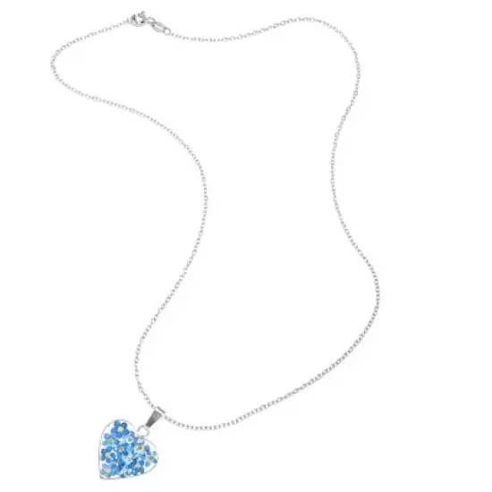 Fashion Statement Necklace Sterling Blue image {1}