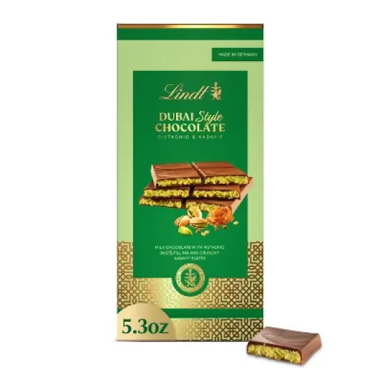 Lindt Dubai Style Chocolate Bar - 5.3oz image {8}