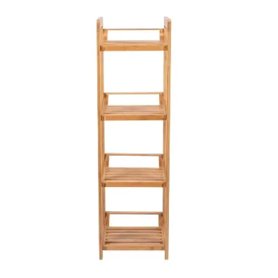 4 Tier Lohas Collection Tower Brown - Organize It All image {1}