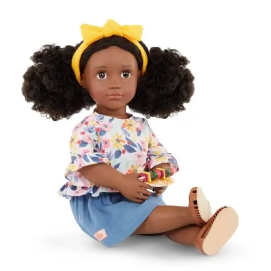 Our Generation Macy with Play Food Accessories 18" Posable Doll image {3}