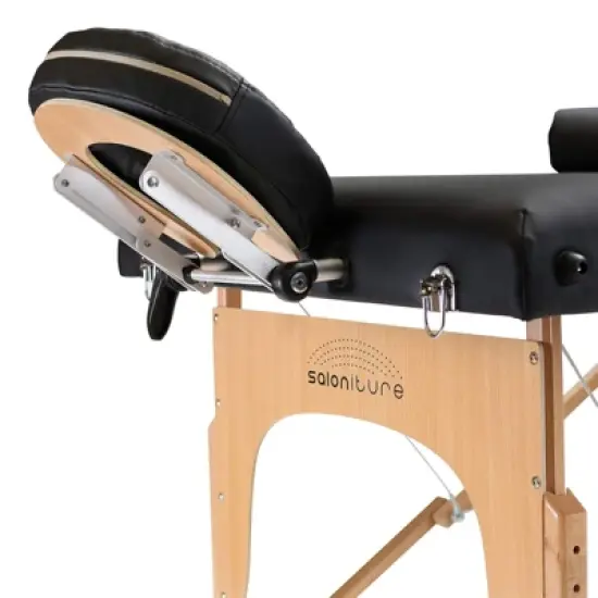 Saloniture Professional Portable Massage Table with Backrest image {3}