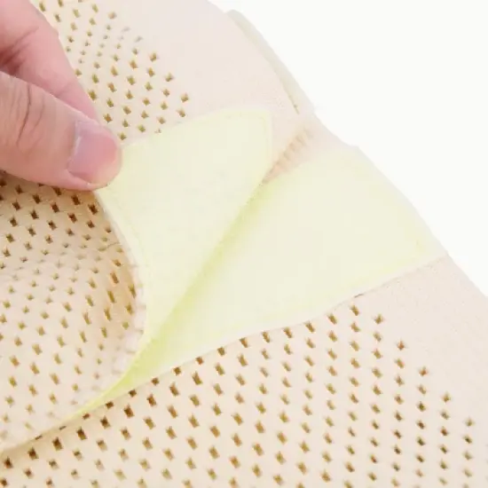 Unique Bargains Mesh Breathable Postpartum Belly Abdominal Shaping Belt Waist Wrapping Shaper Cincher Corset Shapewear Beige L image {4}