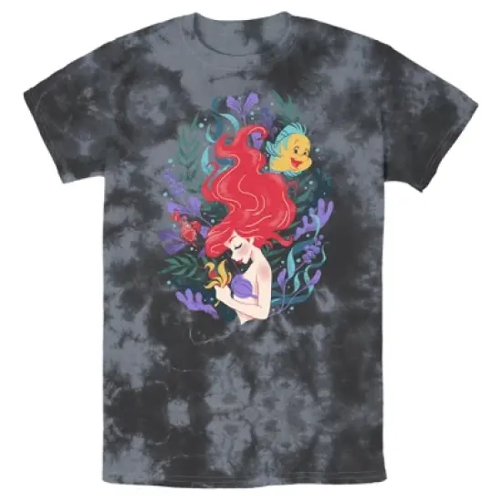 Men's The Little Mermaid Artistic Underwater Ariel T-Shirt image {2}