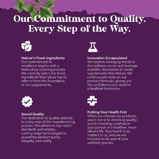 Perimenopause Support Capsules, Women's Pre Menopause Support, Women's Wellness Supplement, Nature's Craft, 120ct image {4}