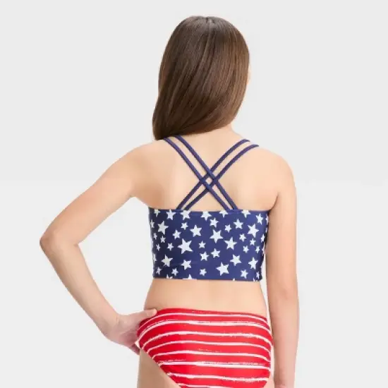 Girls' 'Americana Darling' Midkini Swimwear Set - Cat & Jack&trade; image {2}
