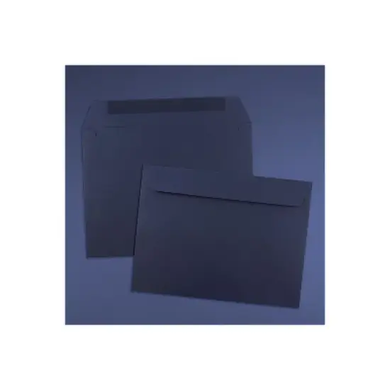 JAM Paper 9 x 12 Booklet Envelopes Navy Blue 25/Pack (263916011) image {3}