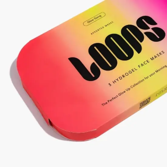 LOOPS Glow Gang Facial Mask - 3ct/1.18oz image {9}