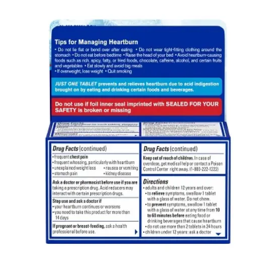 Pepcid AC Max Strength Icy Cool Mint Digestive Health Treatment - 40ct image {5}