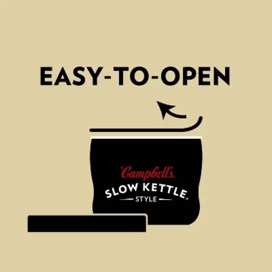 Campbell's Slow Kettle Style Roasted Chicken Noodle Soup Microwaveable Bowl - 15.5oz image {3}